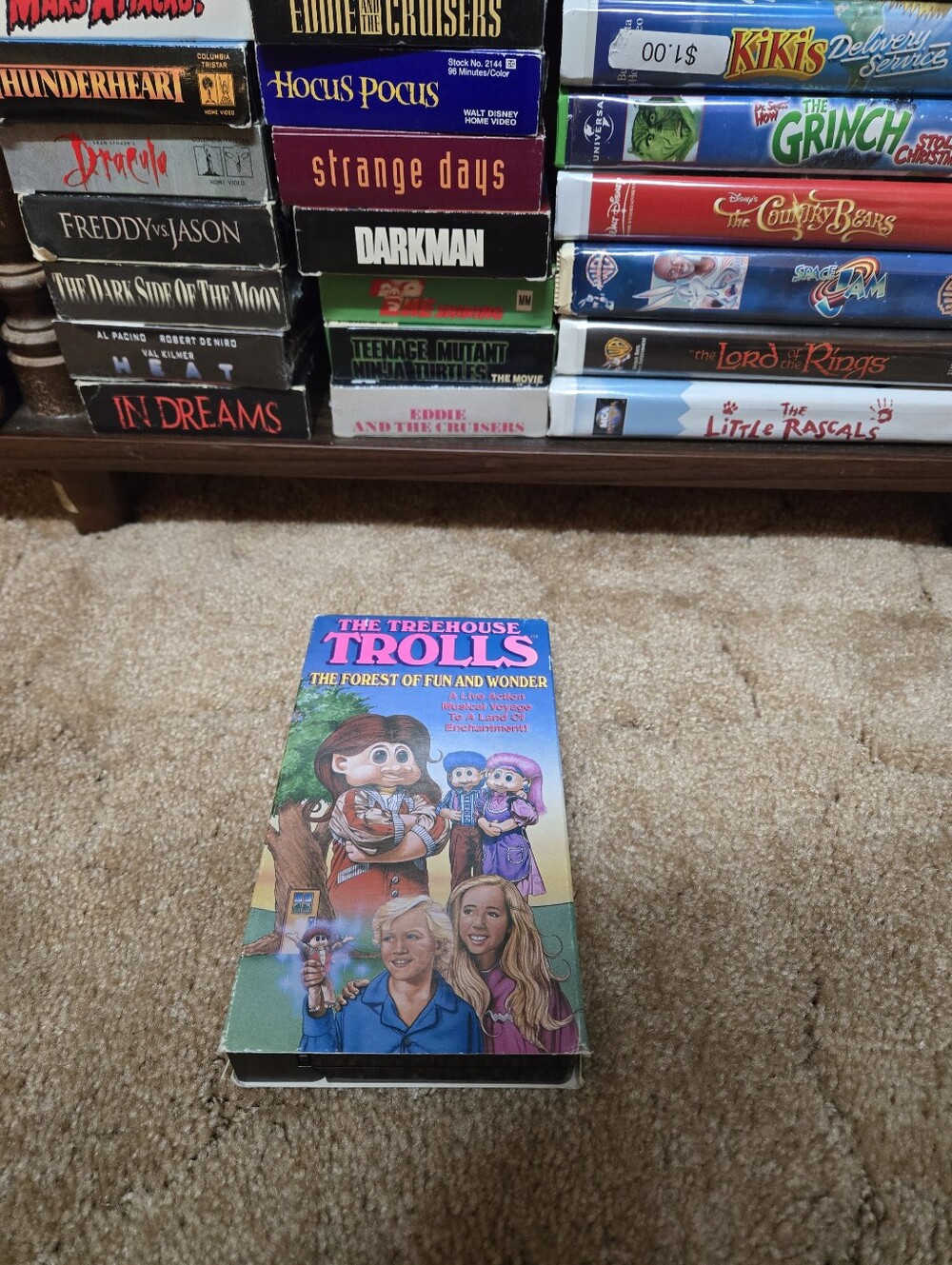 The Treehouse Trolls VHS - Colorful Illustrated Family Adventure
